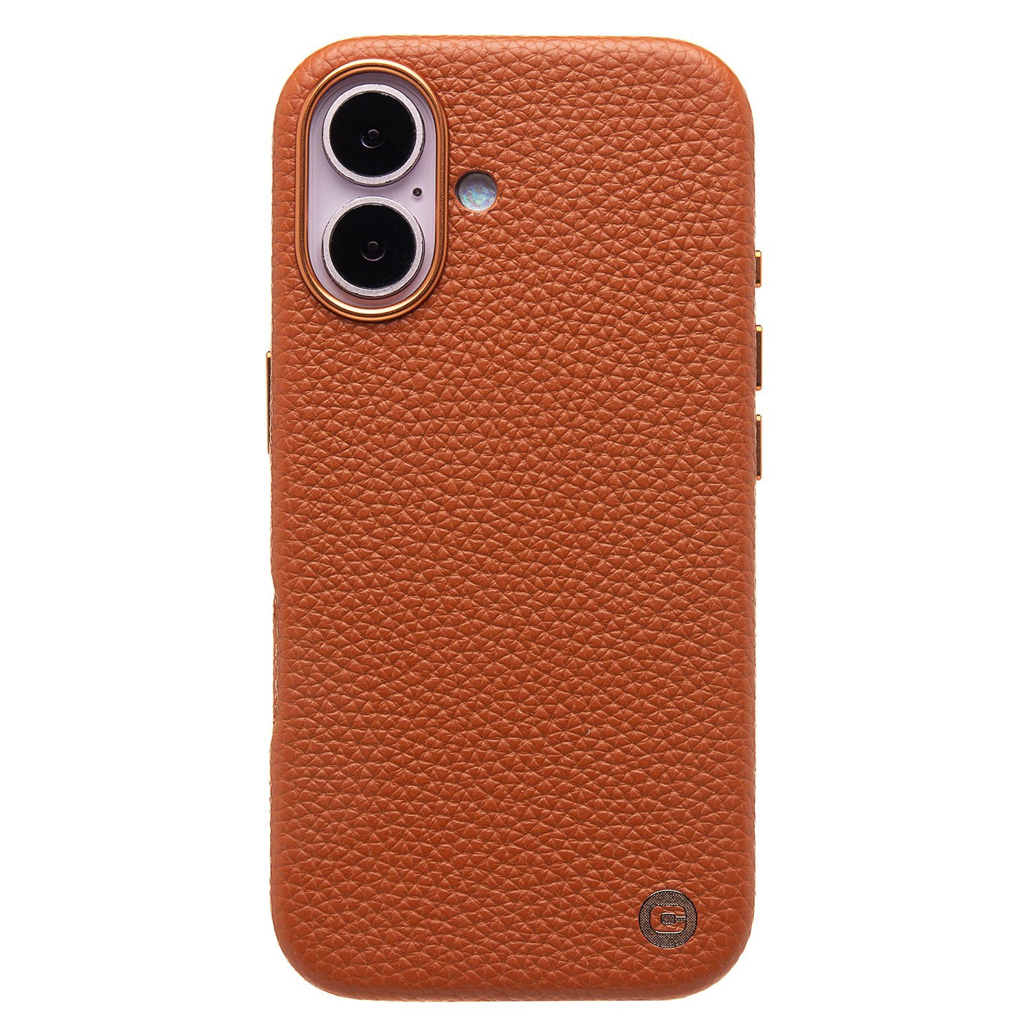 

Чехол-накладка Cellis SM030 SafeMag для смартфона Apple iPhone 16, натуральная кожа (зернистая), коричневый (237477)