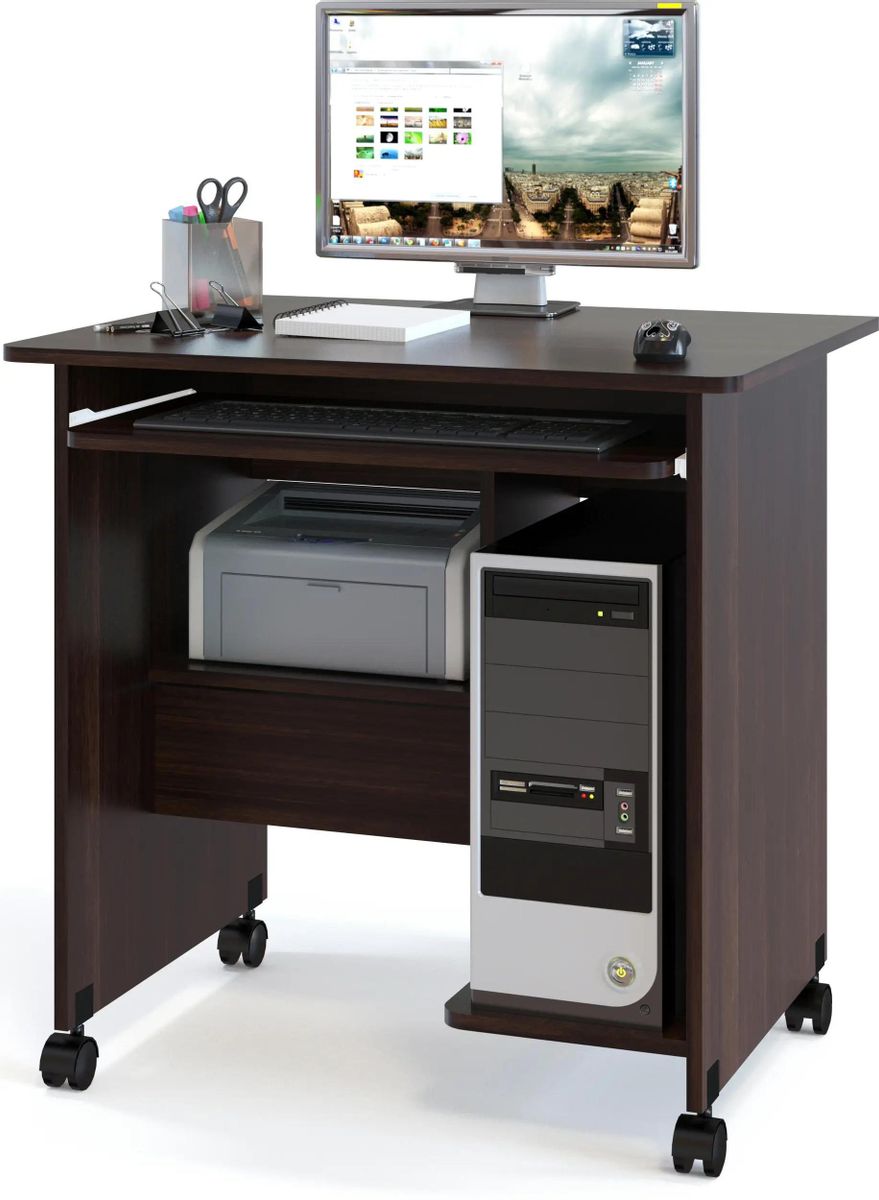 Компьютерный стол СОКОЛ КСТ-10.1, венге