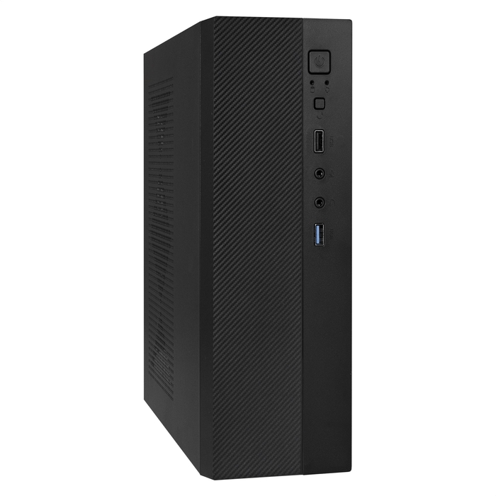 Корпус ExeGate MI-301U, Mini-Tower, без БП, черный