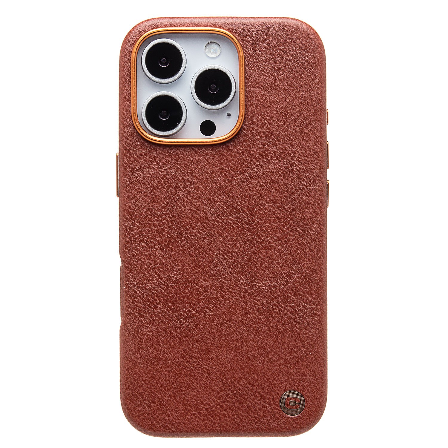 

Чехол-накладка Cellis SM031 SafeMag для смартфона Apple iPhone 16 Pro, натуральная кожа, коричневый (237504)