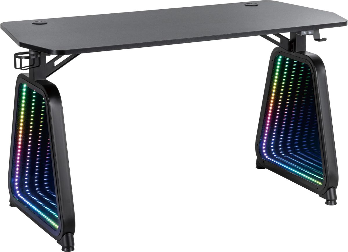 Игровой стол Cactus CS-GMD-BK-RGB, черный