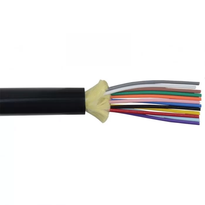 Кабель оптический многомодовый, 12 волокон LANMASTER, 1 км (LAN-OFC-DU12-M2-HF)
