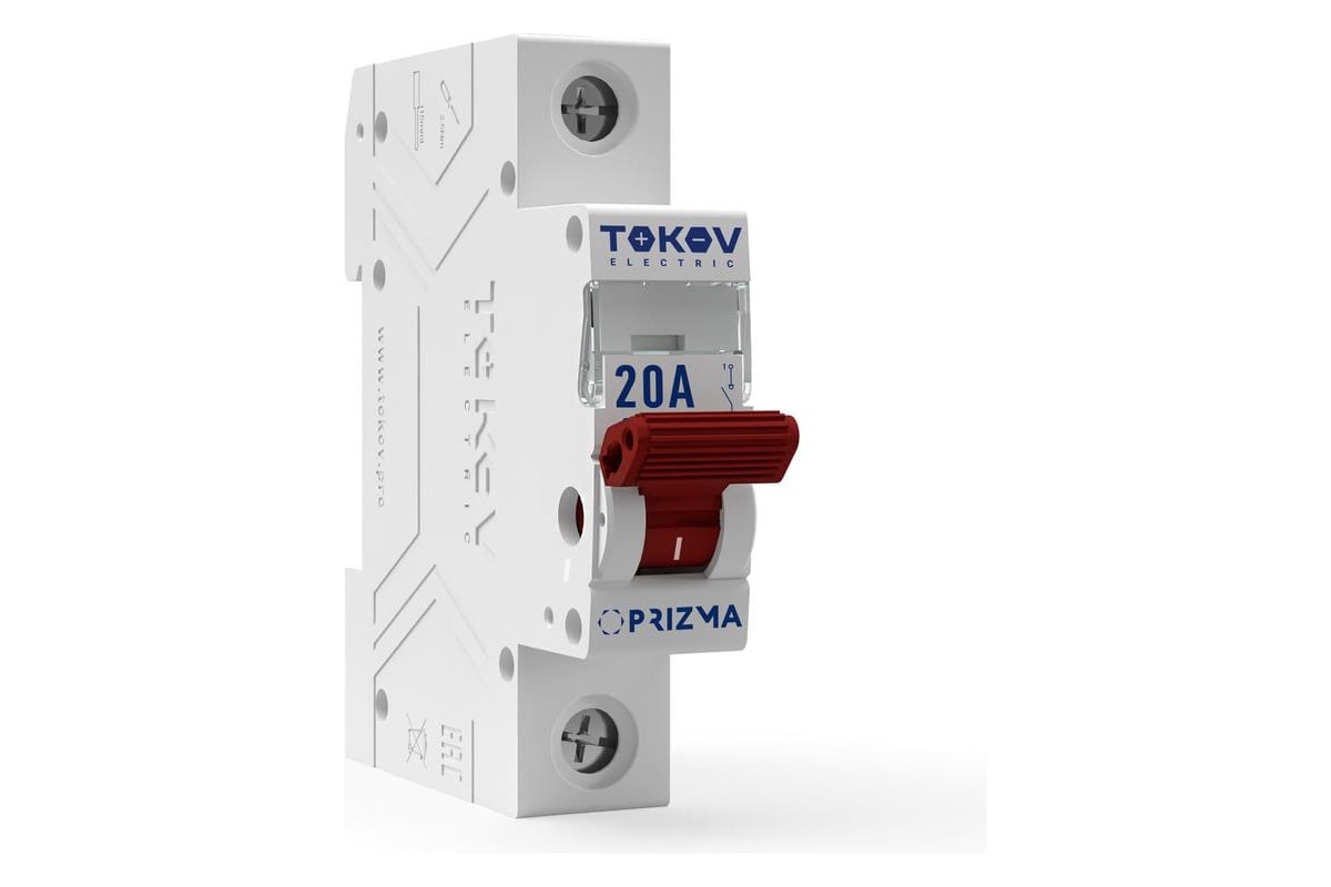 Выключатель автоматический TOKOV ELECTRIC PRIZMA PZ60 20А
