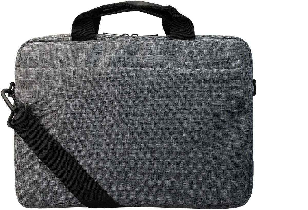 Сумка для ноутбука 14" PORTCASE KCB-1614, серый