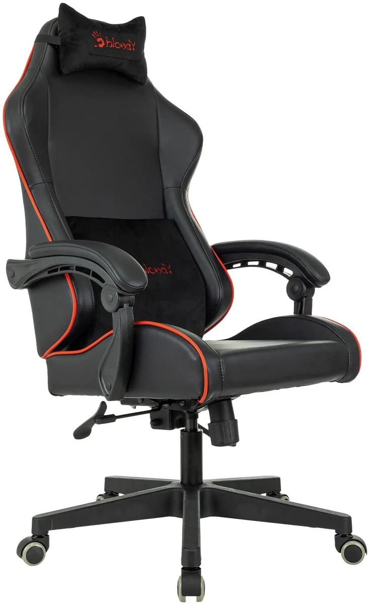 Кресло игровое A4TECH Bloody GC-780, черный/красный