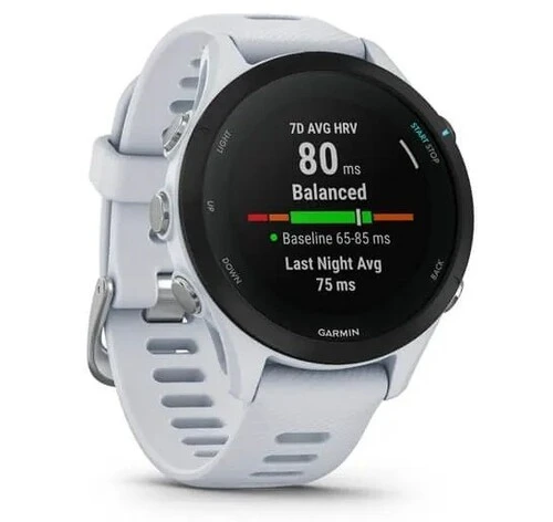 Смарт-часы Garmin Forerunner 255S Music, белый/черный
