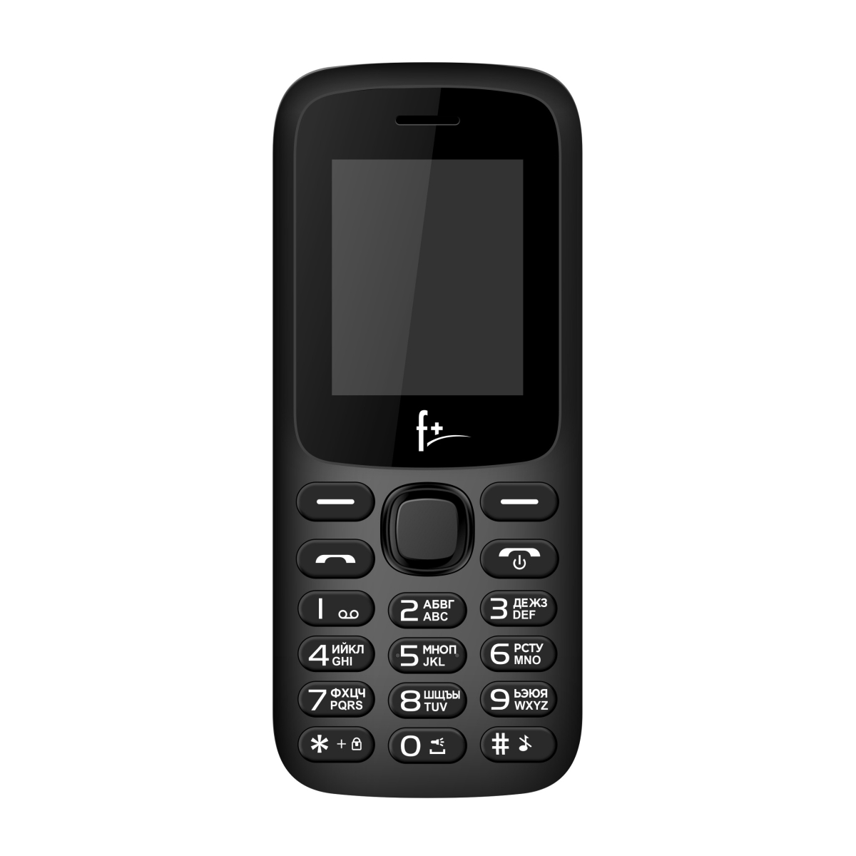 Мобильный телефон F+ F197, 1.77" 128x160 TFT, Spreadtrum SC6531E, 2-Sim, 600 мА·ч, micro-USB, черный (F197 Black) б/у, незначительные следы эксплуатации, полный комплект