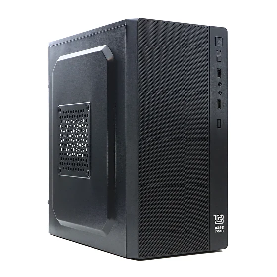 Корпус BaseTech M3402, Mini-Tower, 450 Вт, черный
