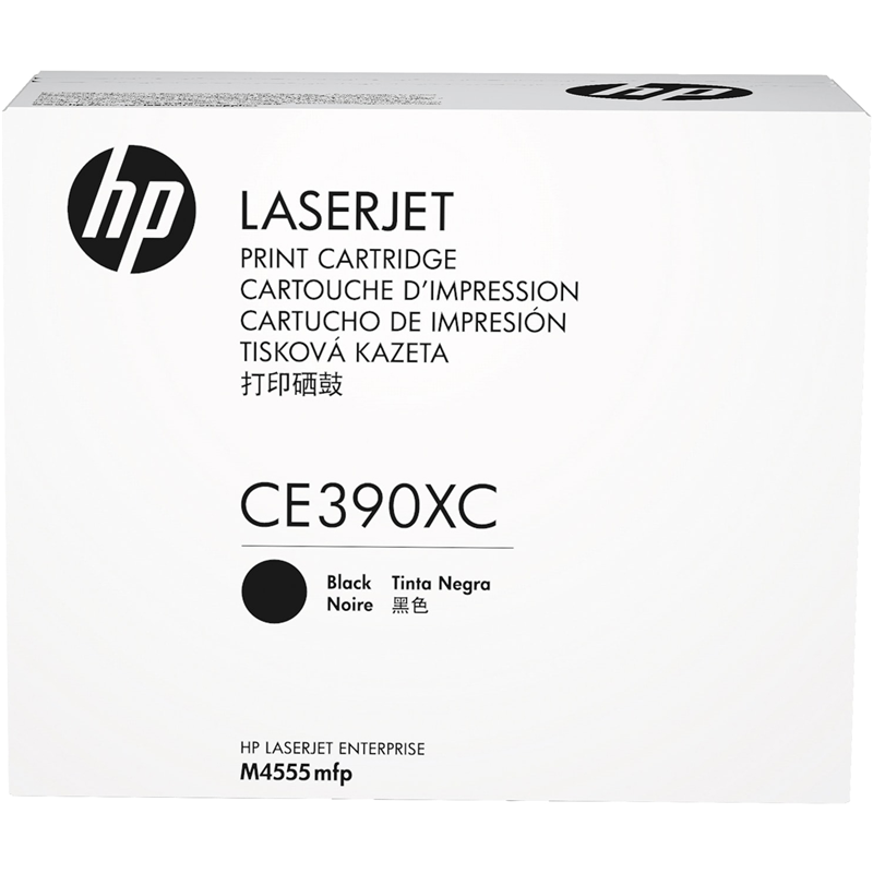 

Картридж лазерный HP 90X/CE390XС, черный, 24000 страниц, оригинальный для HP LaserJet M4555 MFP, белая коробка, 90X