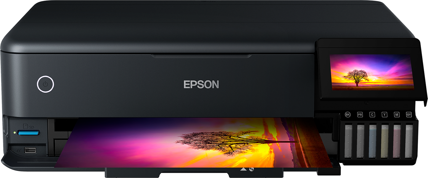 МФУ струйный Epson EcoTank L8180, A3, цветной