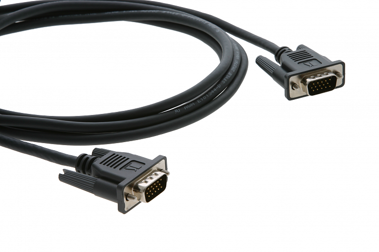 Кабель VGA(15M)/Jack 3.5mm(M)-VGA(15M)/Jack 3.5mm(M), 90 см, Kramer C-MGMA/MGMA-3 (92-7301003)