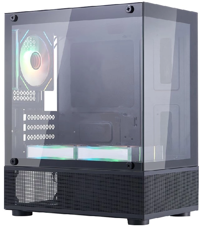 Корпус 1STPLAYER MIKU Mi2-A ARGB, Mini-Tower, без БП, черный