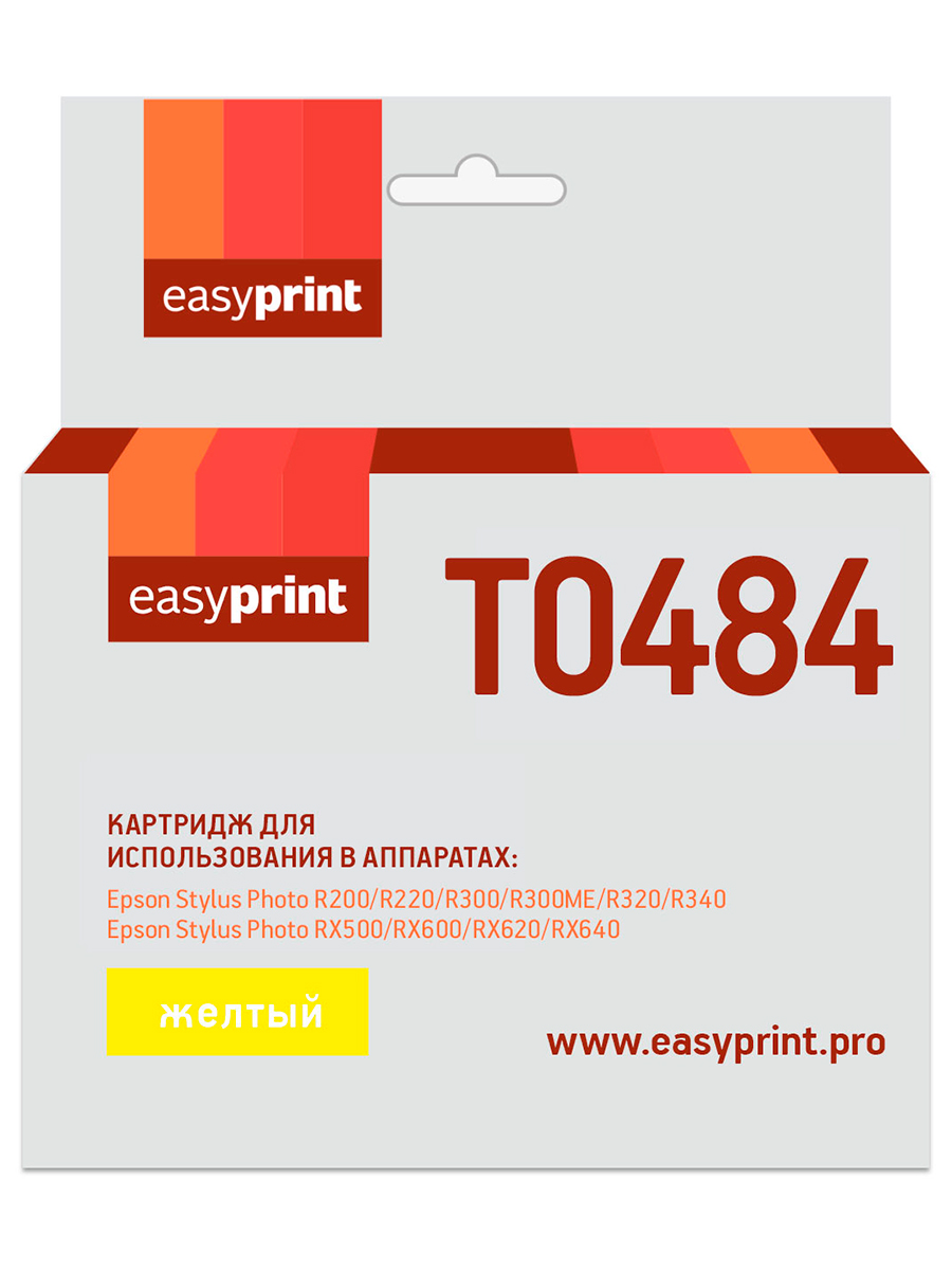 

Картридж струйный EasyPrint IE-T0484, совместимый, для Epson Stylus Photo R300/RX500