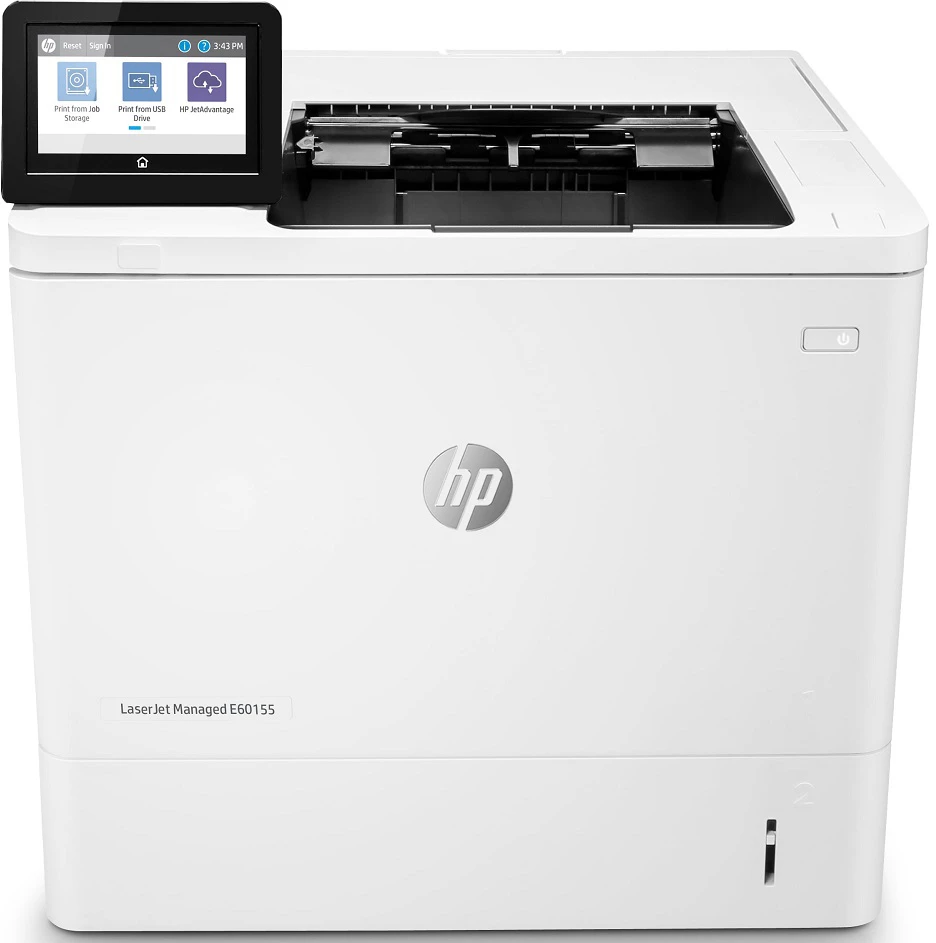 Принтер HP LaserJet Managed E60155dn , A4, ч/б, сетевой, USB