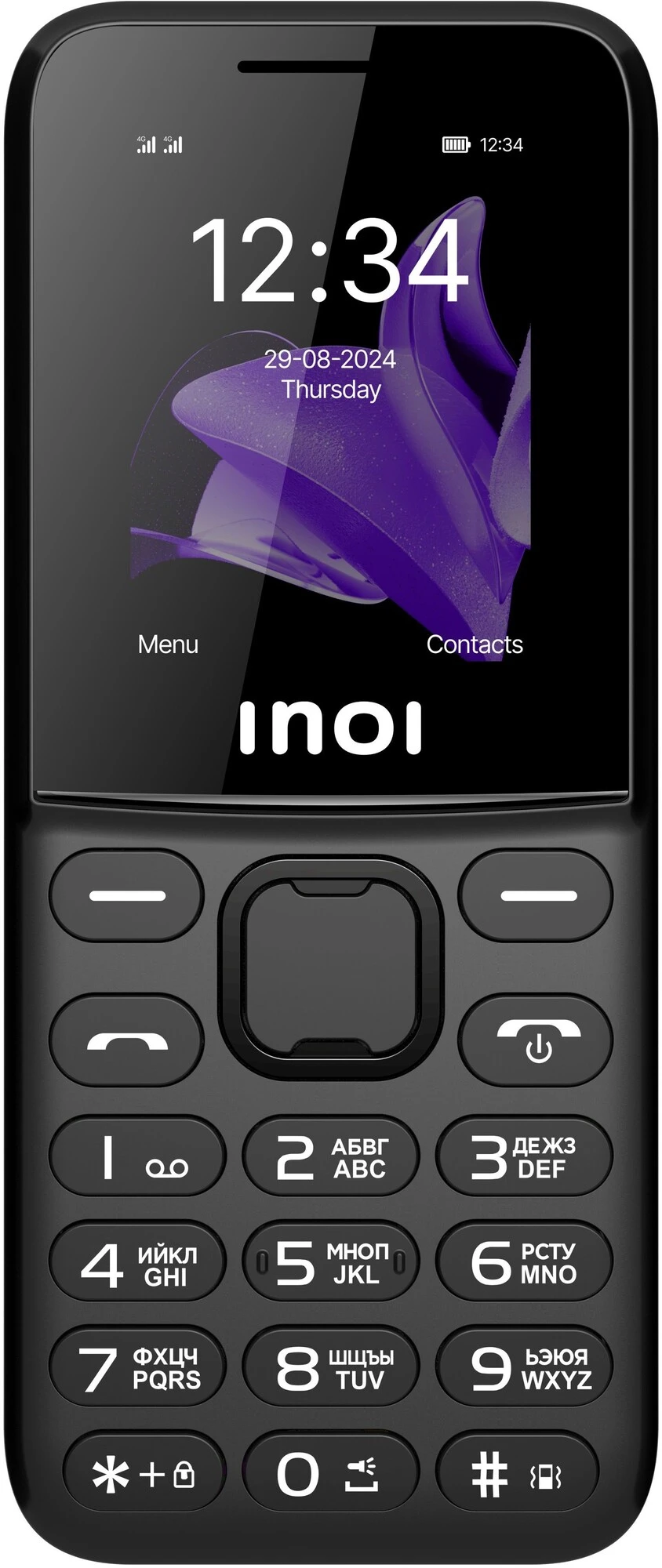 

Мобильный телефон INOI 140 Classic Lite 4G, 1.8" 160x128 TFT, Unisoc T107, 48Mb RAM, 128Mb, 3G/4G, BT, 2-Sim, 1000 мА·ч, micro-USB, черный (6297001537732), 140 Classic Lite