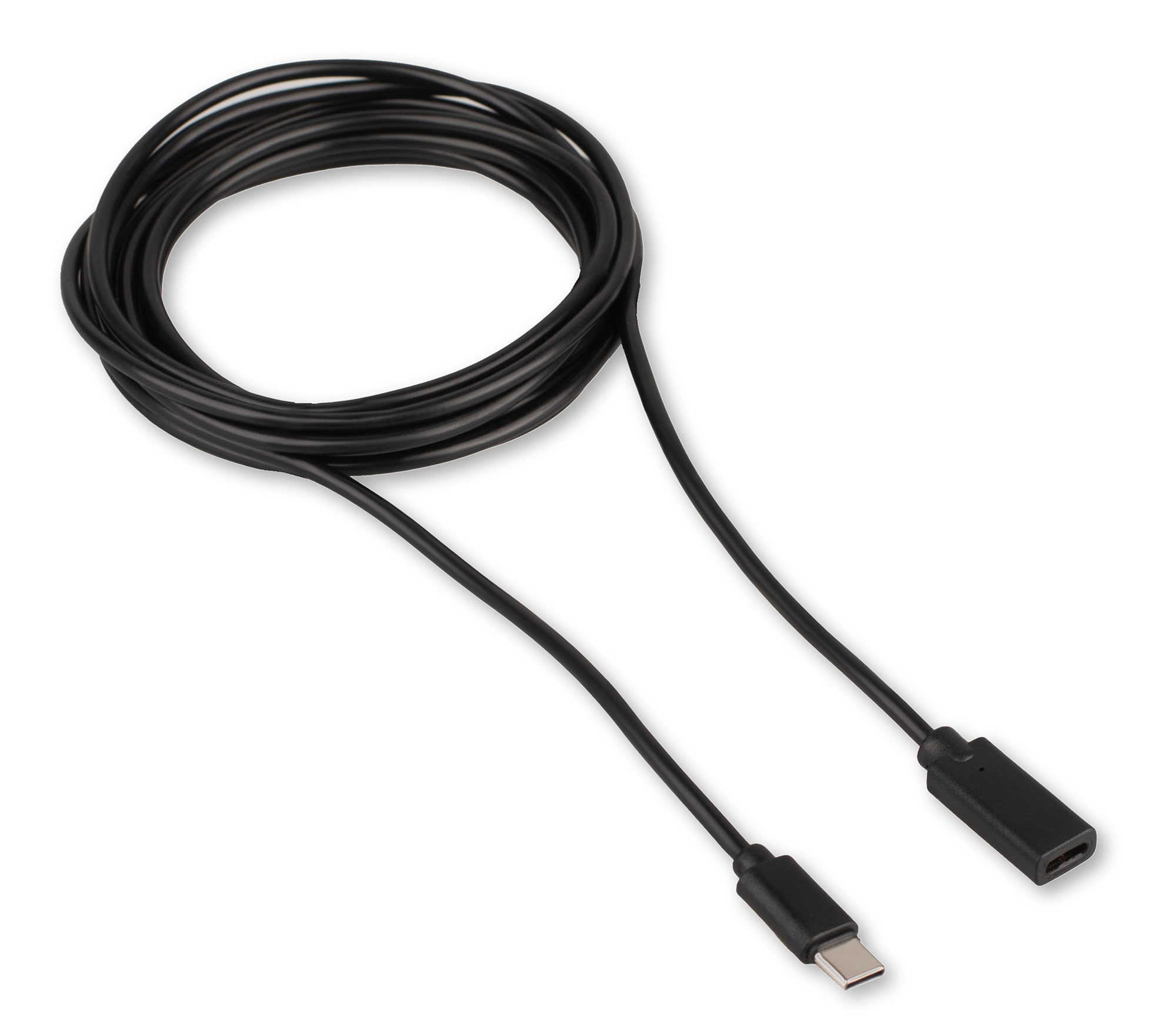 Кабель-удлинитель USB Type-C(m)-USB Type-C(f), 3 м, черный, Cablexpert CCP-USB2-CMCF-3M (CCP-USB2-CMCF-3M)
