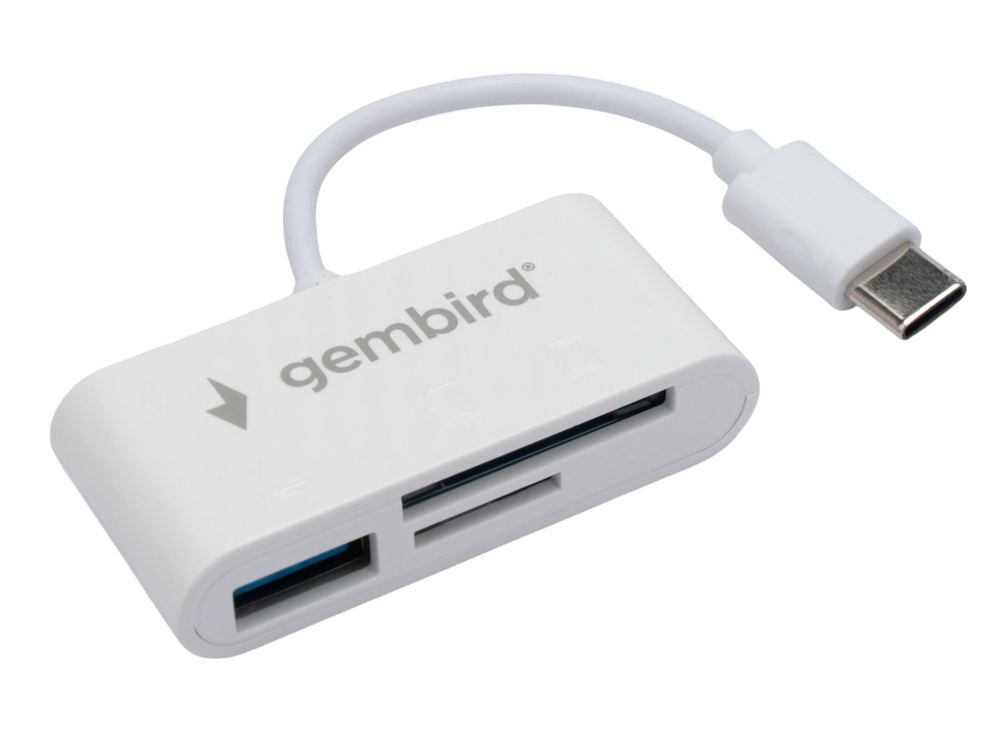 Картридер внешний Gembird FD2-MSD-2 USB 2.0