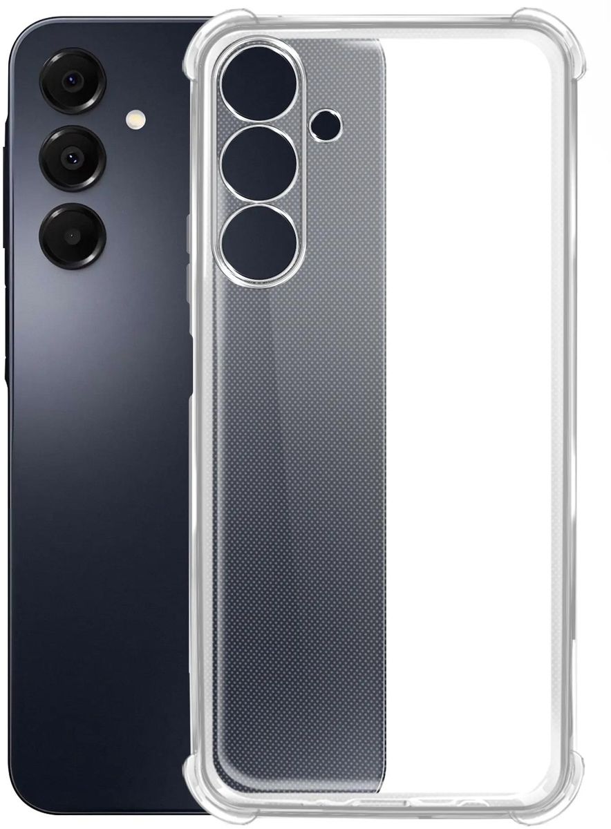 Чехол-накладка BoraSCO Bumper Case для смартфона Samsung Galaxy A16 4G, прозрачный
