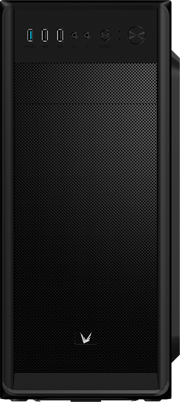 Корпус Formula V SI-5100, ATX, Midi-Tower, USB 3.0, черный, без БП (4713105958287) б/у, следы монтажа