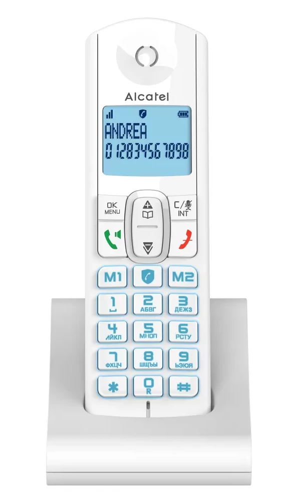 Стационарный телефон Alcatel F685 , белый