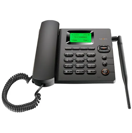 Проводной телефон teXet FX-100, черный