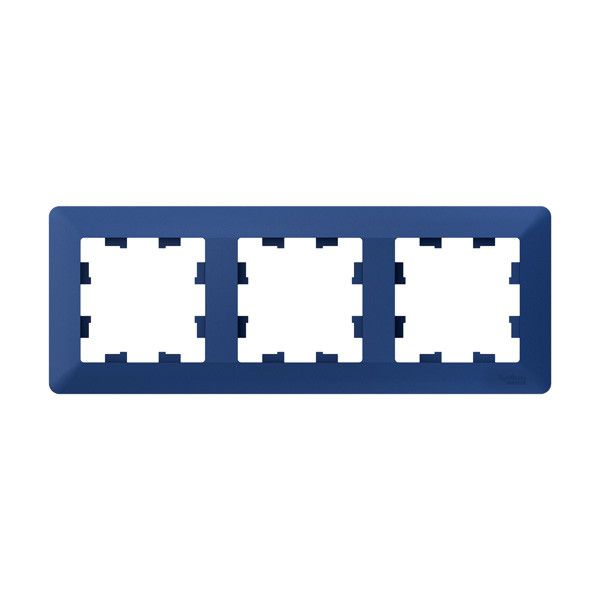 Рамка Systeme Electric AtlasDesign Air, 3-поста, аквамарин