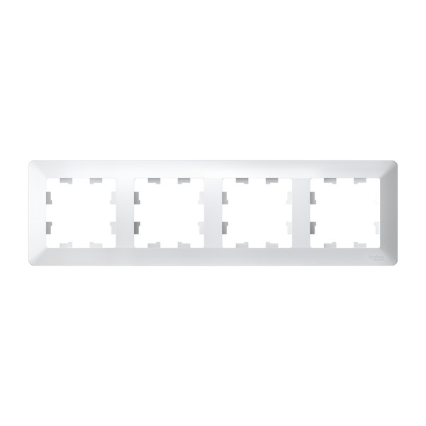 Рамка Systeme Electric AtlasDesign Air, 4-поста, белый