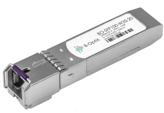 Модуль SFP B-OptiX, до 20 км, одинарный (BO-SFP100-W35-20)