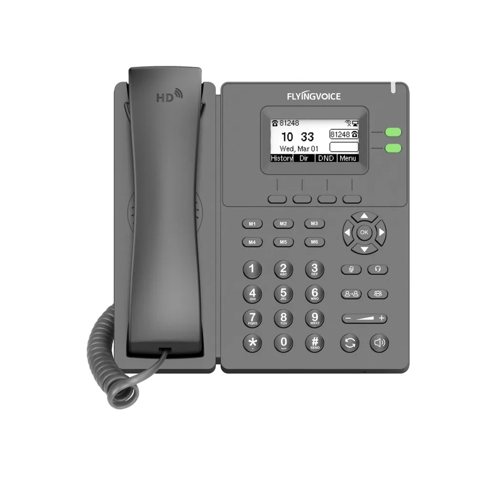 VoIP-телефон FLYINGVOICE P20P, 2 линии, 2 SIP-аккаунта (P20P)