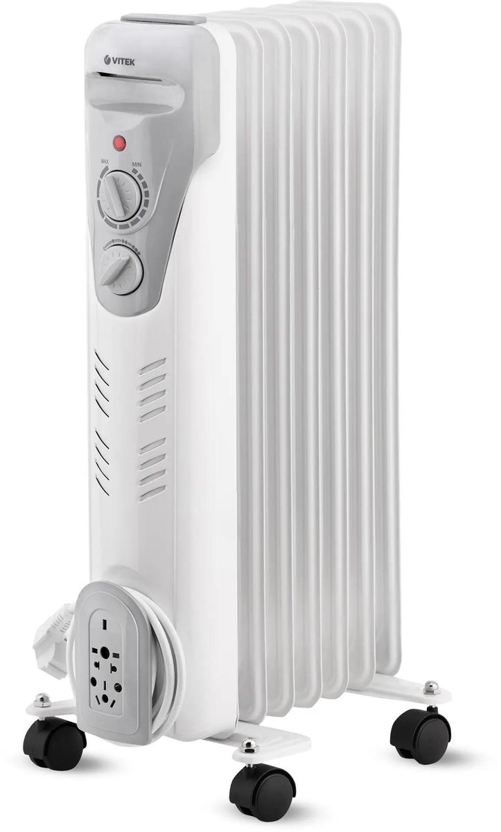 Обогреватель масляный 1.5 кВт, до 20 м², Vitek VT-1708