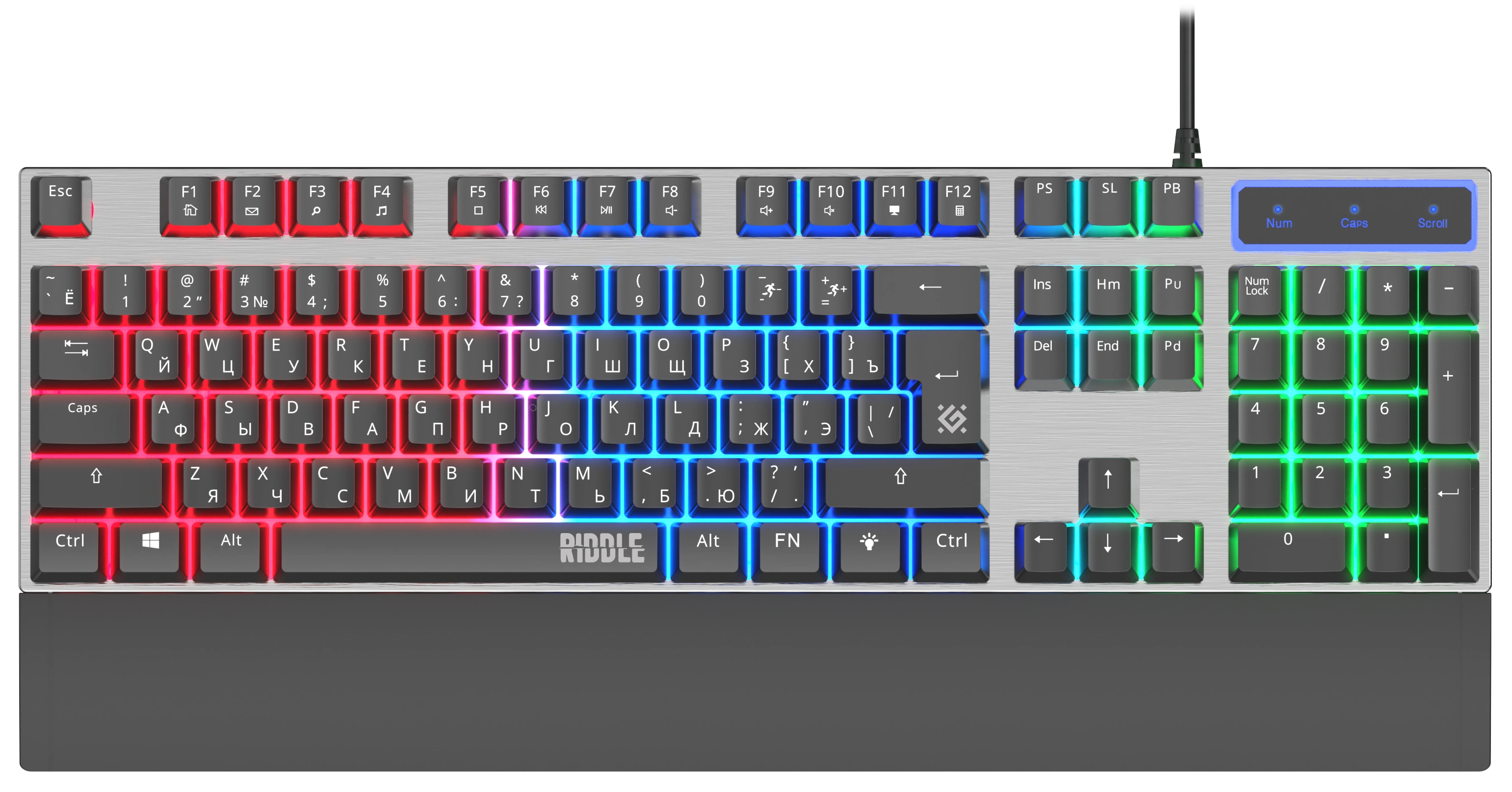 Клавиатура Defender Riddle GK-405, USB, черный (45405)