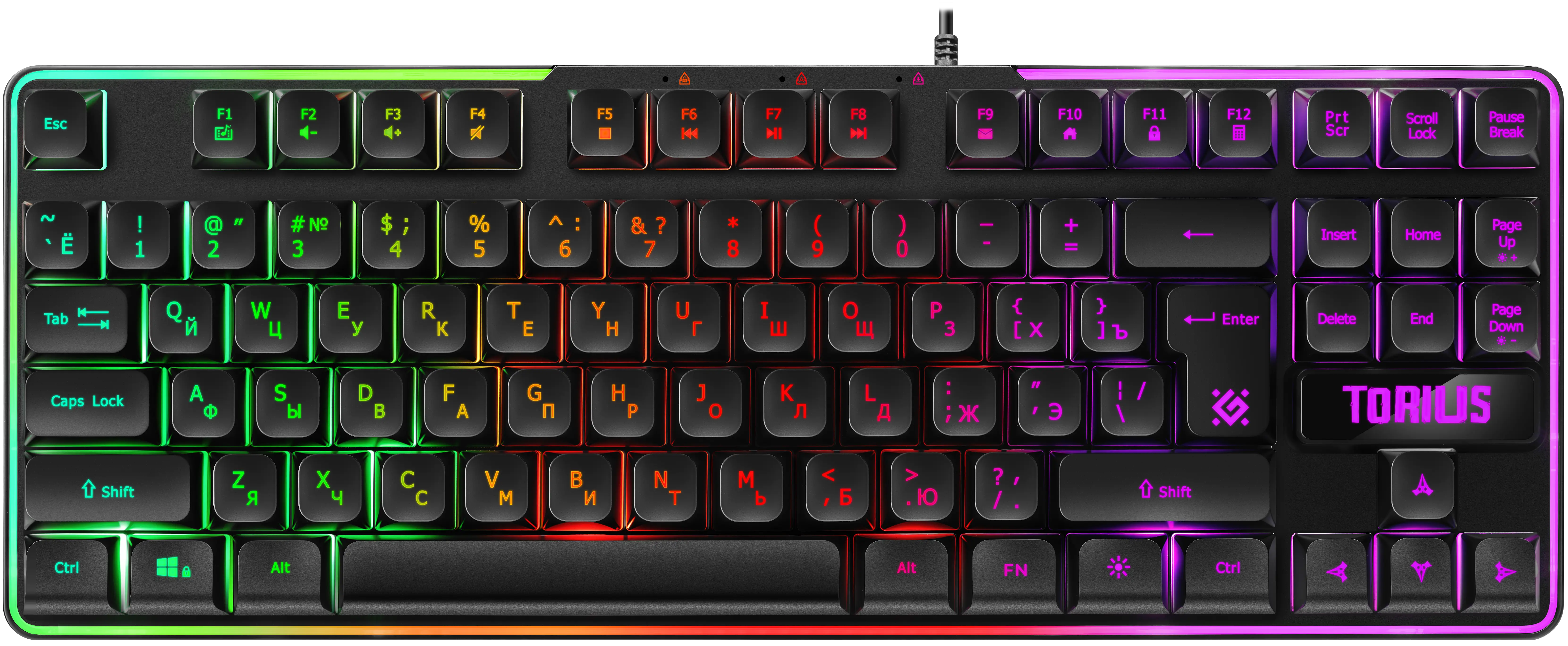 Клавиатура Defender Torius GK-207, USB, черный (45209)