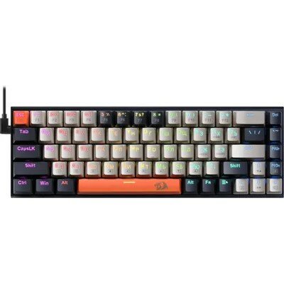 Клавиатура Redragon Ryze , USB, черный/белый (72603)