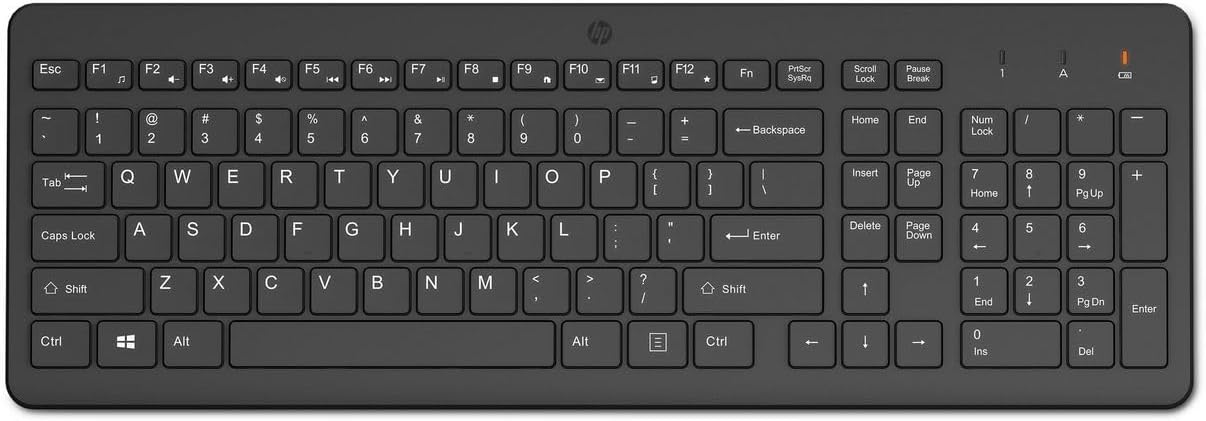 Клавиатура HP 220 , USB, черный (805T2AA)