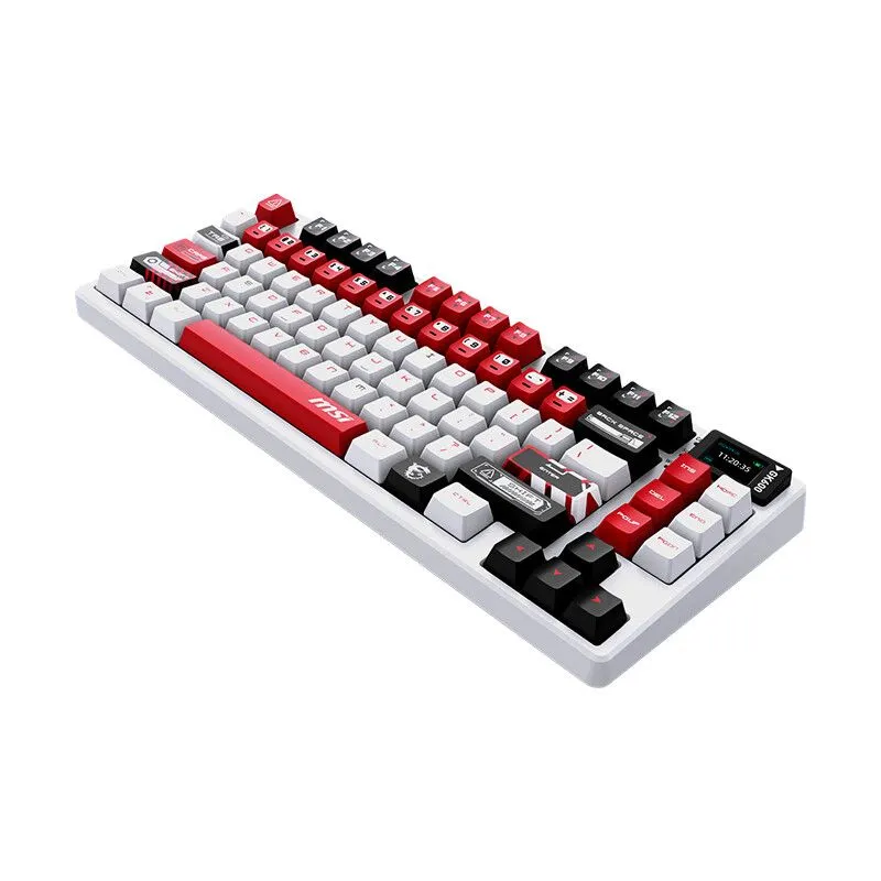 Клавиатура MSI FORGE GK600, Bluetooth/Радиоканал/USB, белый (S11-43RUP01-HH9) Английская раскладка!!!