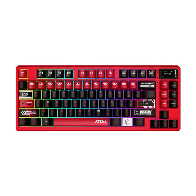 Клавиатура MSI FORGE GK600, Bluetooth/Радиоканал/USB, черный (S11-43RUQ01-HH9) Английская раскладка!!!