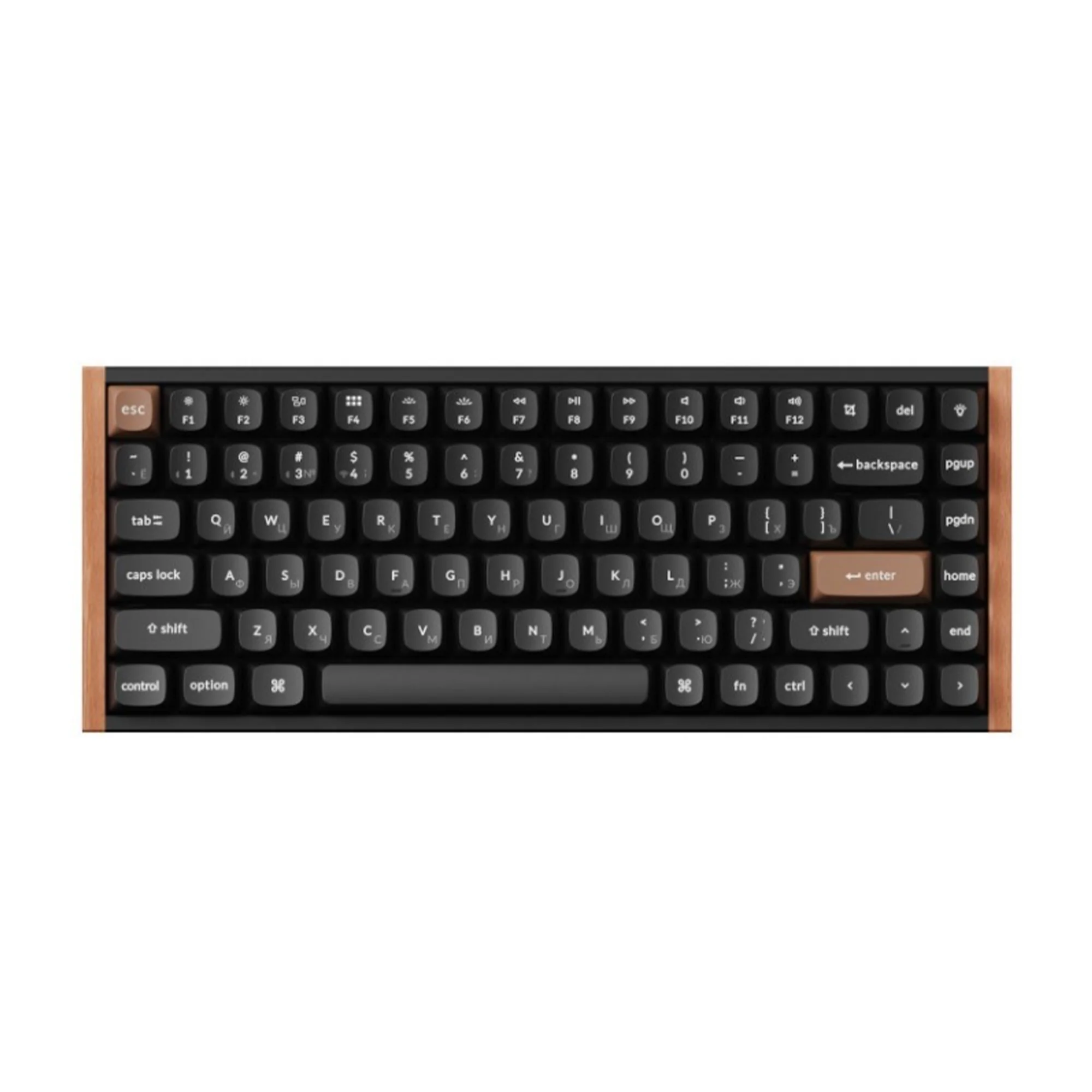 Клавиатура Keychron K2 HE Special Edition, Bluetooth/Радиоканал/USB, черный (K2H-F1)