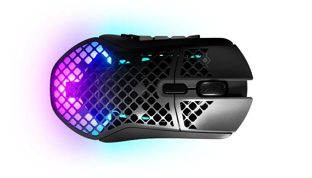 Мышь SteelSeries Aerox 9, Bluetooth/Радиоканал/USB, черный (62618)