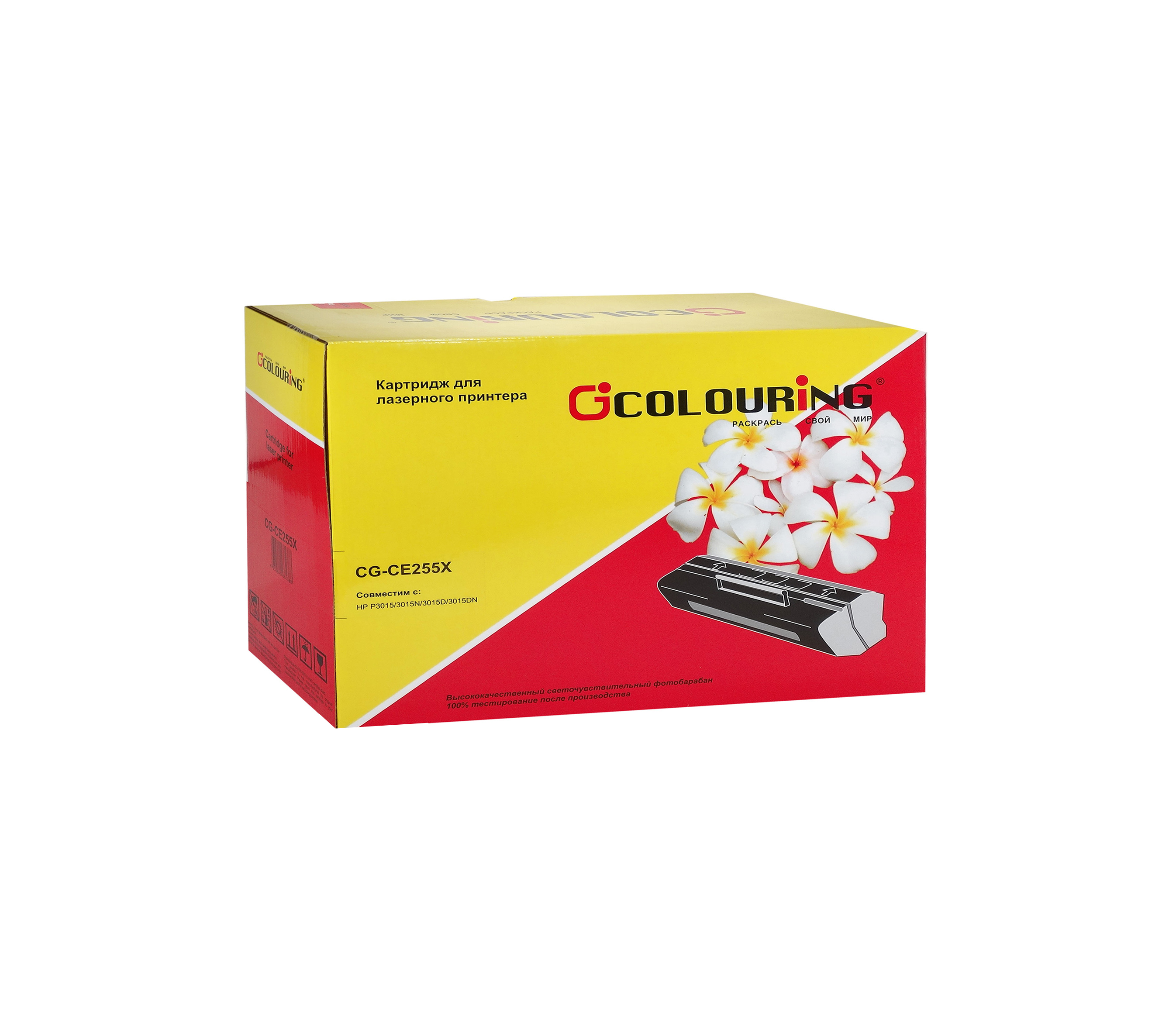 

Картридж лазерный Colouring CG-CE255X (CE255X), черный, 12500 страниц, совместимый, для LJ P3015/3015N/3015D/3015DN/MFP M525