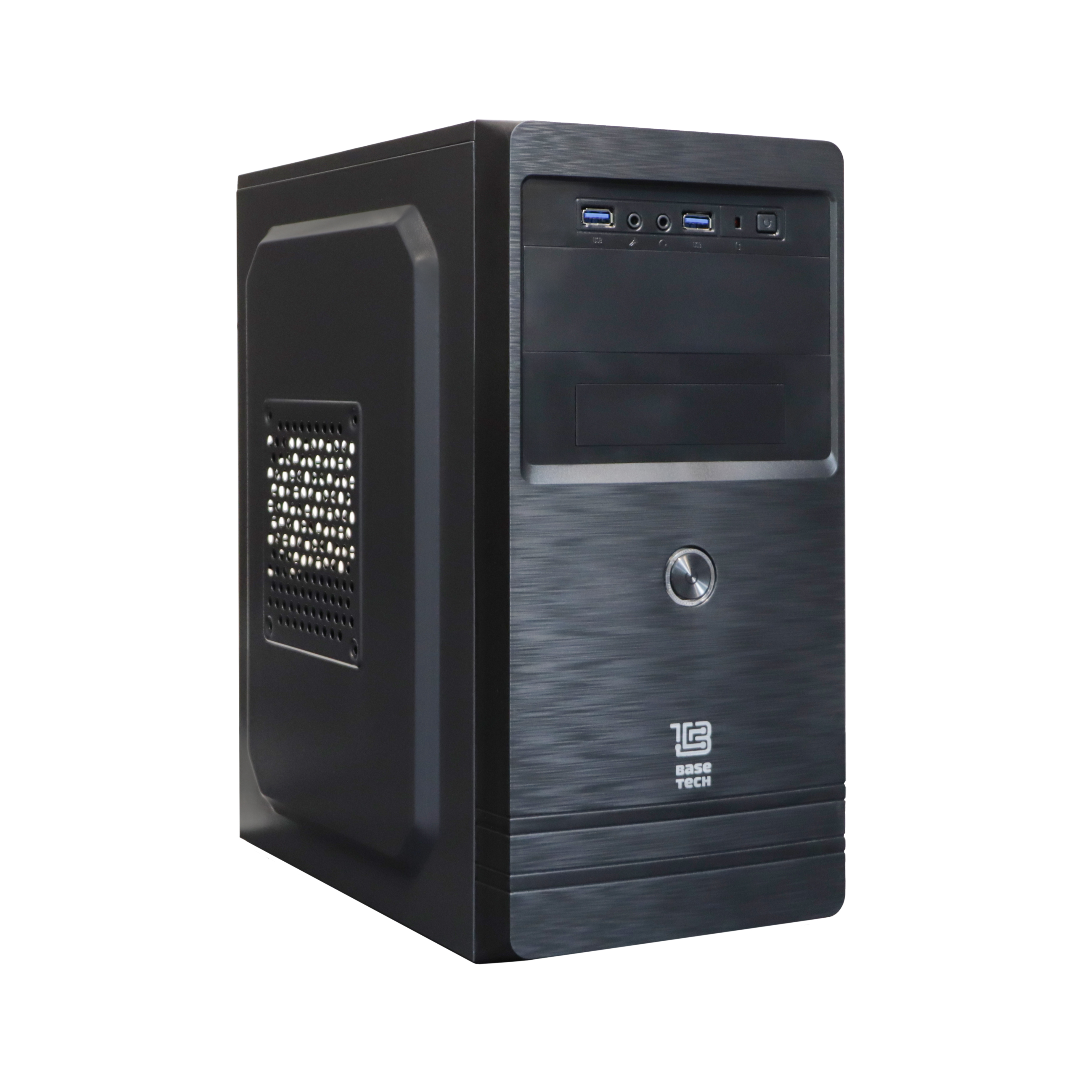 Корпус BaseTech M3407, Mini-Tower, без БП, черный
