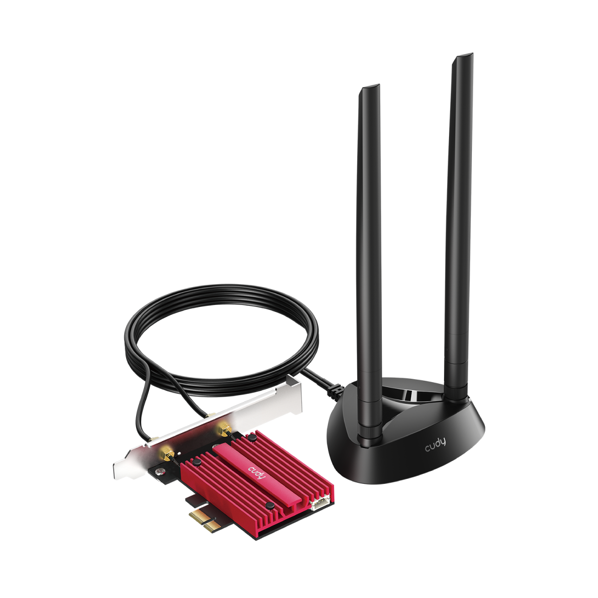 Адаптер Wi-Fi+Bluetooth Cudy WE9300S, до 9.33 Гбит/с, PCI-E (WE9300S)