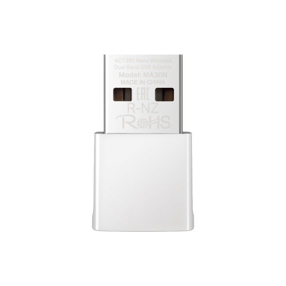 Адаптер Wi-Fi Mercusys MA30N, до 1.27 Гбит/с, USB (MA30N)