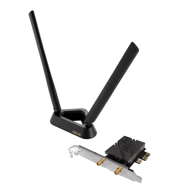 Адаптер Wi-Fi+Bluetooth ASUS PCE-BE92BT, до 9.33 Гбит/с, PCI-E (PCE-BE92BT)