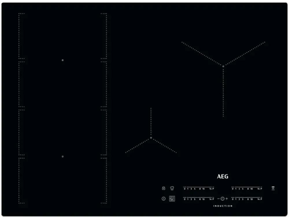 Индукционная варочная панель AEG IKE74471IB 4 конфорки, черный