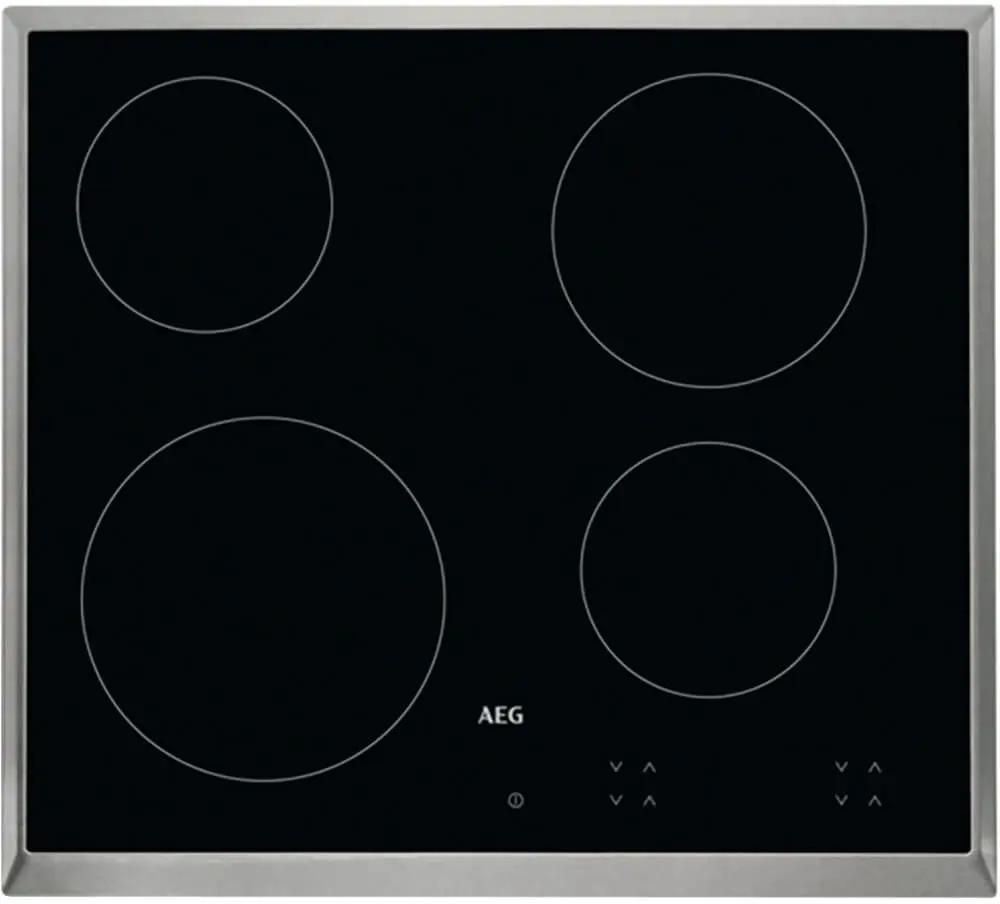 Электрическая варочная панель AEG HK624000XB 4 конфорки, черный