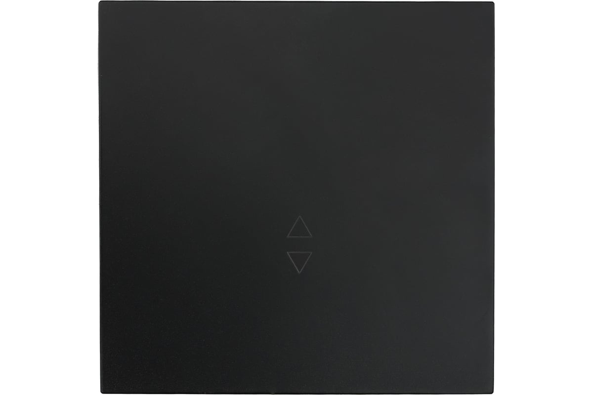 Выключатель проходной LEZARD, 1кл., черный бархат