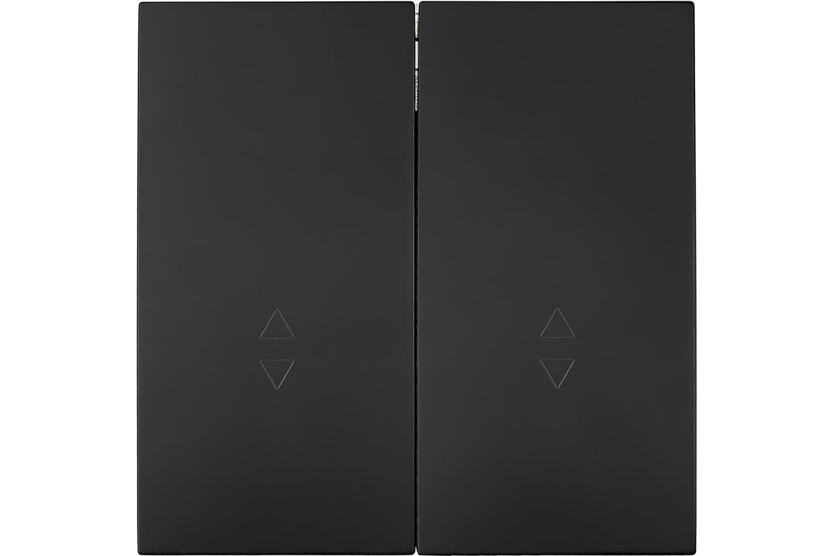 Выключатель проходной LEZARD, 2кл., белый/черный бархат