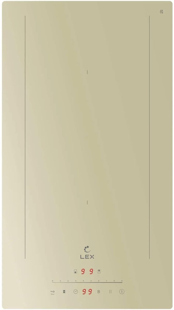 Индукционная варочная панель Lex EVI 321A IV 2 конфорки, слоновая кость