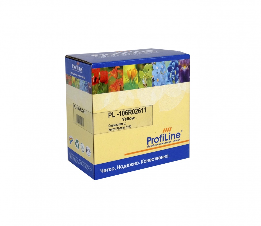 

Картридж лазерный ProfiLine PL-106R02611 (106R02611), желтый, 9000 страниц, совместимый для Xerox Phaser 7100