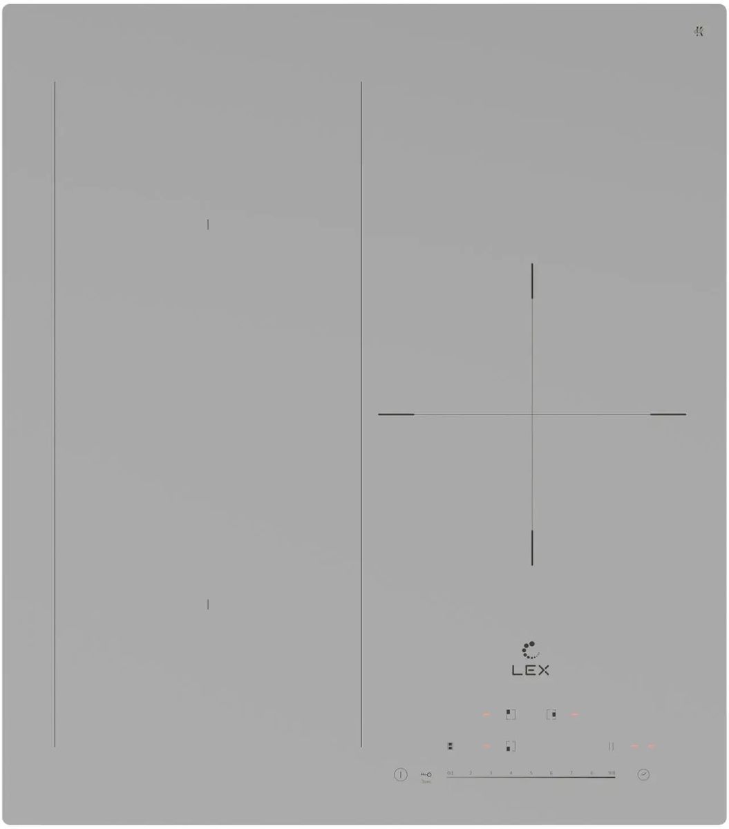 Индукционная варочная панель Lex EVI 431A GR 3 конфорки, серый